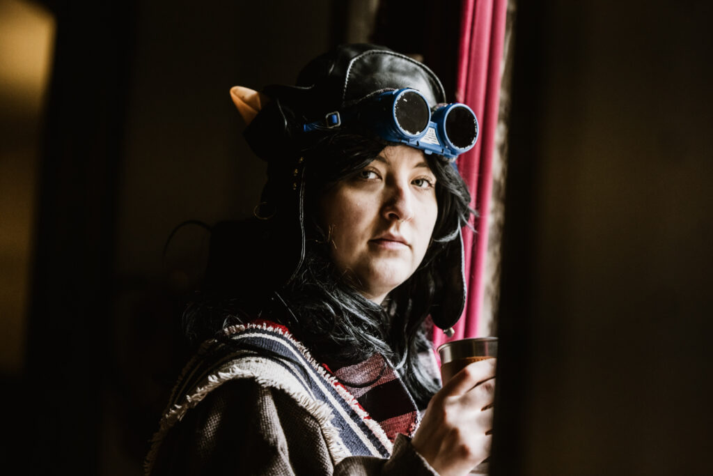 A goblin looking sceptical